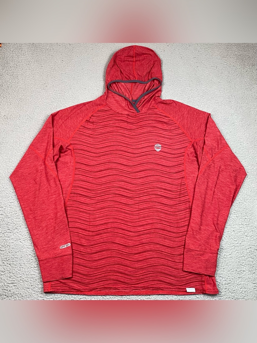 NRS Silkweight Hoodie Men's Size XL Long Sleeve Outdoor Stretch Sun Protection